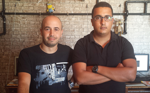 Slim Khimssi et Aymen Mekki dans leurs bureaux